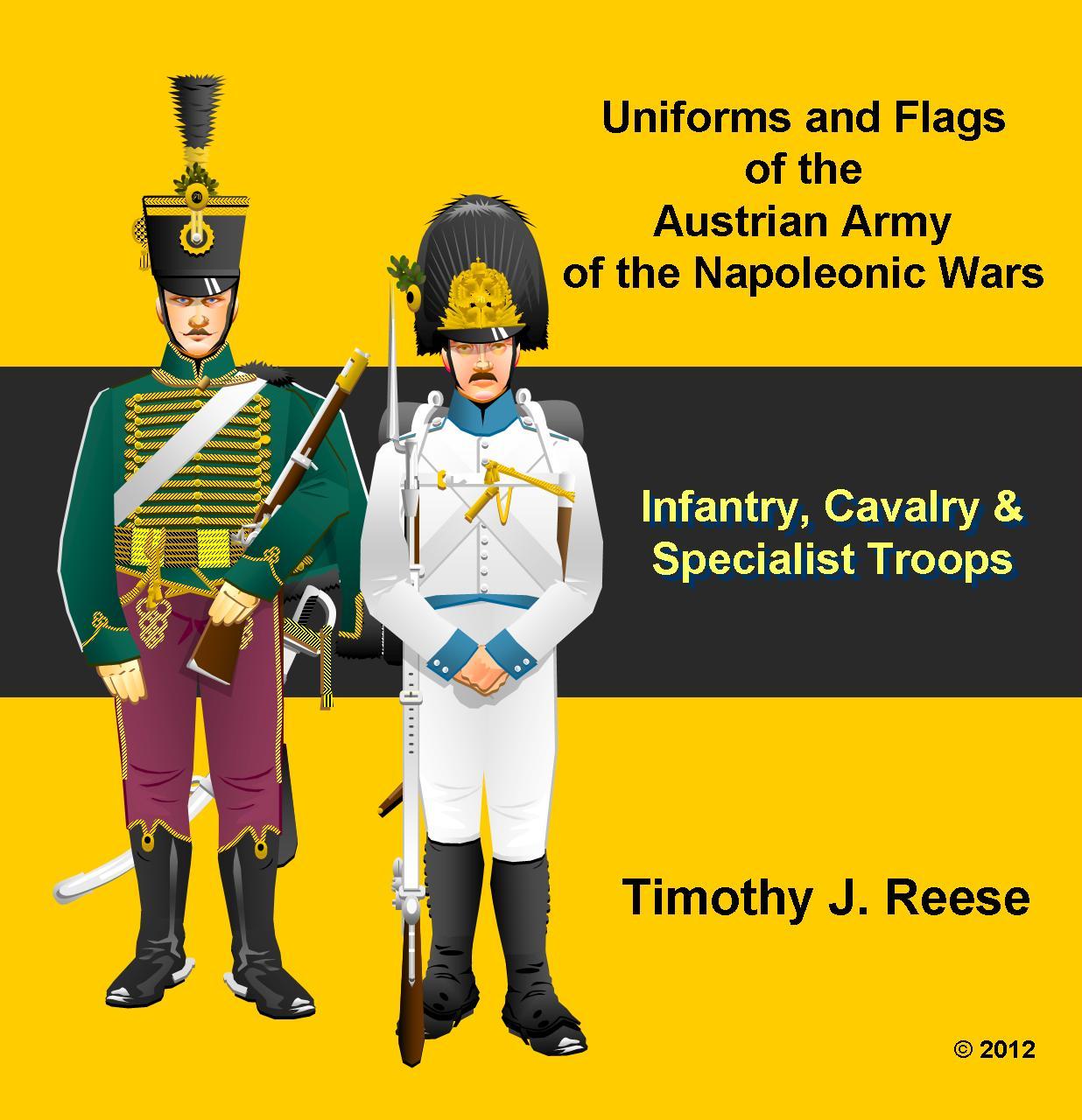 SAMPLE PLATE: Uniforms and Flags of the Austrian Army of the Napoleonic Wars