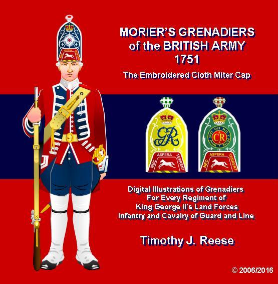 SAMPLE PLATE: Uniforms and Flags of the Morier's Grenadiers, 1751