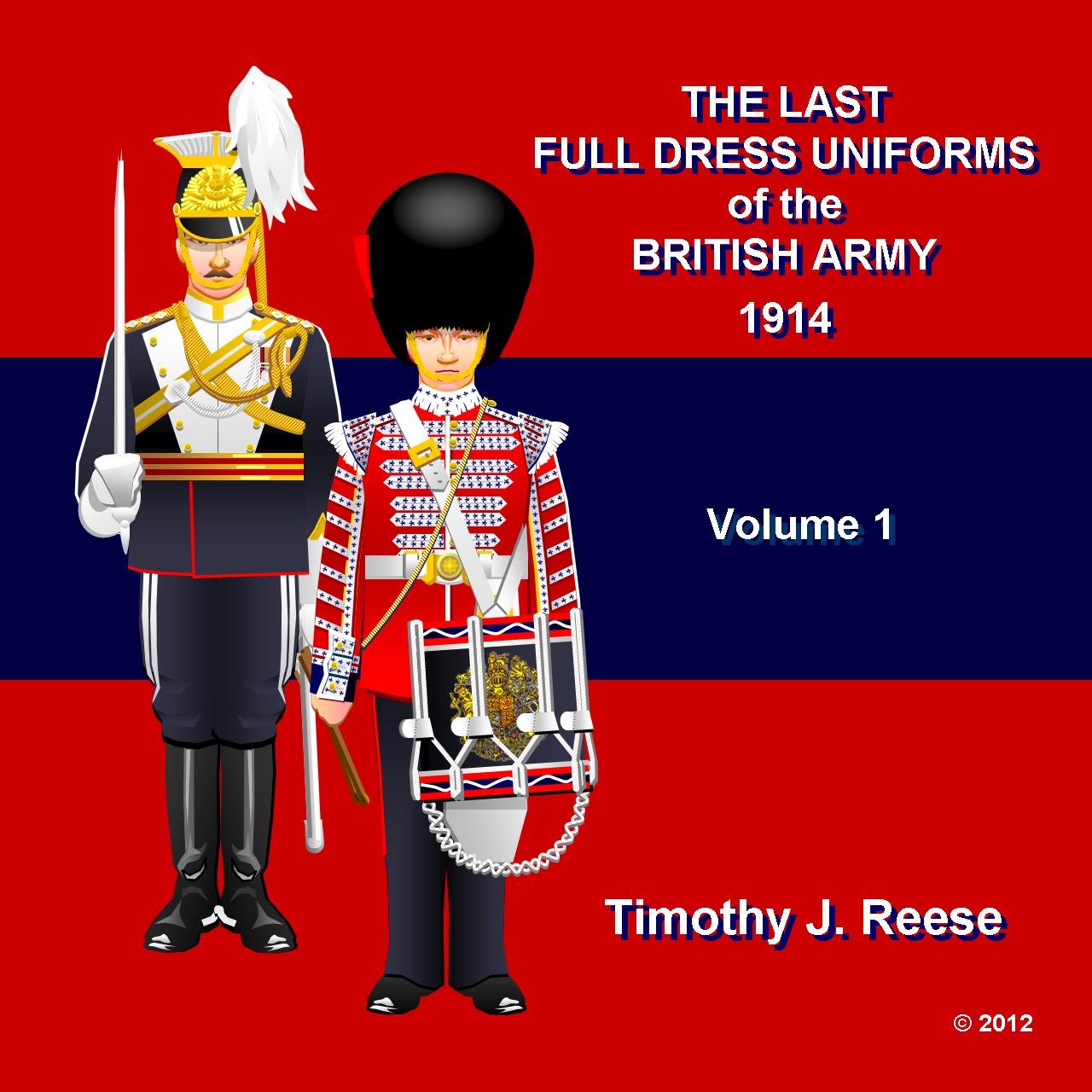 SAMPLE PLATE: The Last Full Dress Uniforms of the British Army, 1914, Volume 1