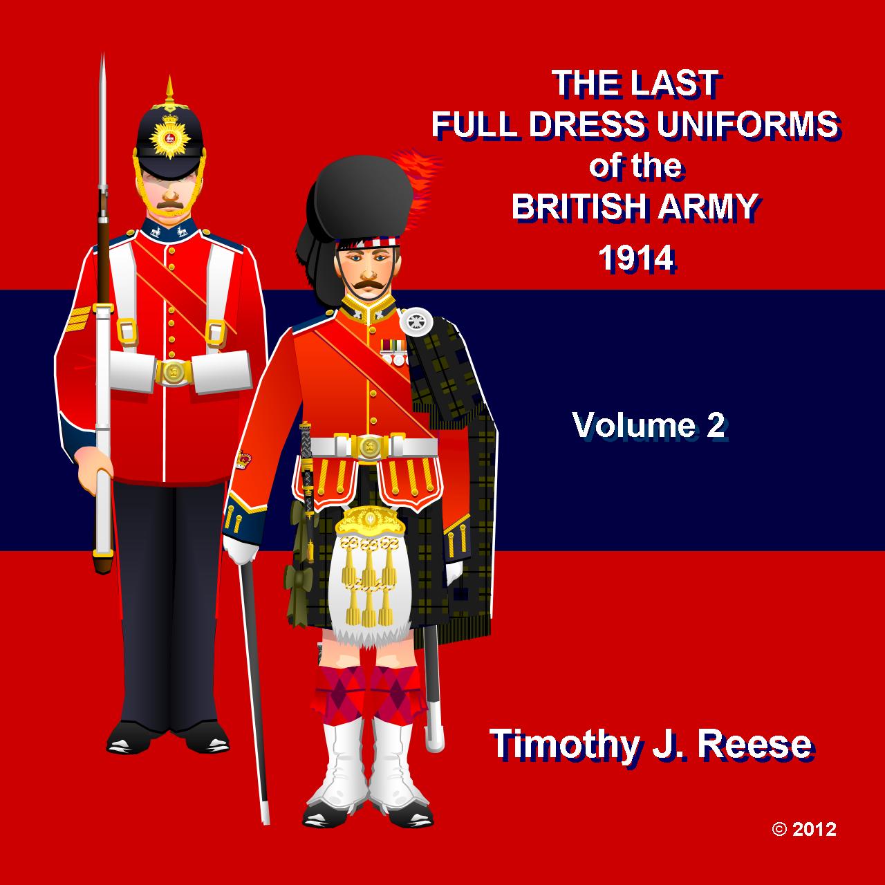 SAMPLE PLATE: The Last Full Dress Uniforms of the British Army, 1914, Volume 2